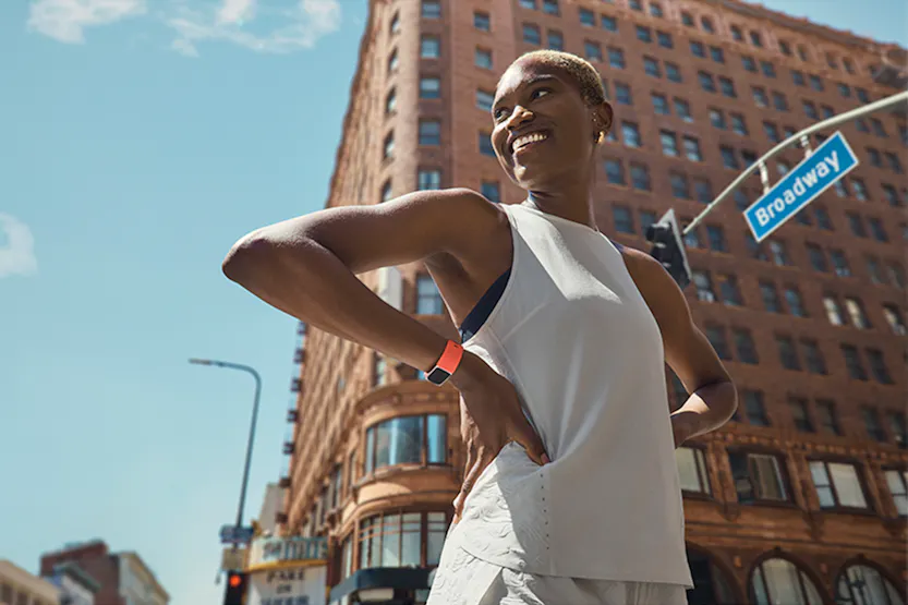 Fitbit Charge 6 Fitness Tracker | Coral & Champagne Gold Fitbit Charge 6 Fitness Tracker | Coral & Champagne Gold