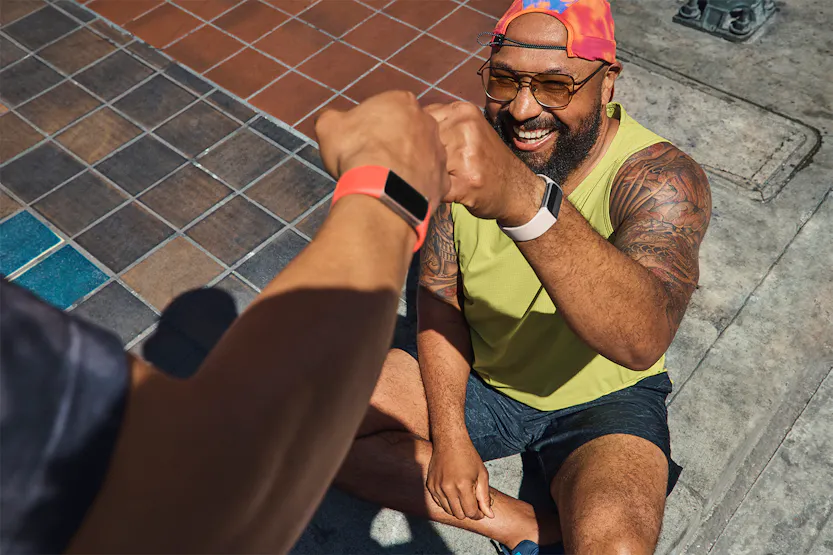 Fitbit Charge 6 Fitness Tracker | Coral & Champagne Gold Fitbit Charge 6 Fitness Tracker | Coral & Champagne Gold