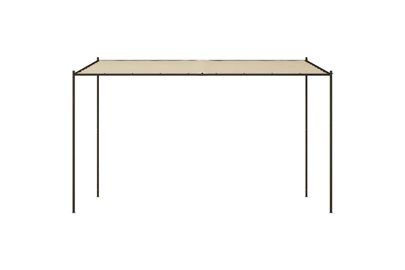 vidaXL 362466 Gazebo Beige 4x4 M 180 G/m² Fabric And Steel vidaXL 362466 Gazebo Beige 4x4 M 180 G/m² Fabric And Steel