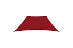 vidaXL 135683 Sunshade Sail Oxford Fabric Trapezium 3/5x4 M Red vidaXL 135683 Sunshade Sail Oxford Fabric Trapezium 3/5x4 M Red