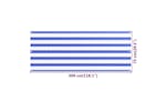 vidaXL 310884 Balcony Screen Blue And White 75x300cm Hdpe vidaXL 310884 Balcony Screen Blue And White 75x300cm Hdpe