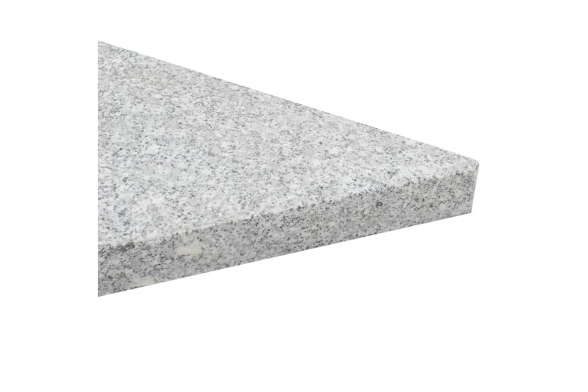 vidaXL 45071 Umbrella Weight Plate Granite 15 Kg Triangular Grey vidaXL 45071 Umbrella Weight Plate Granite 15 Kg Triangular Grey