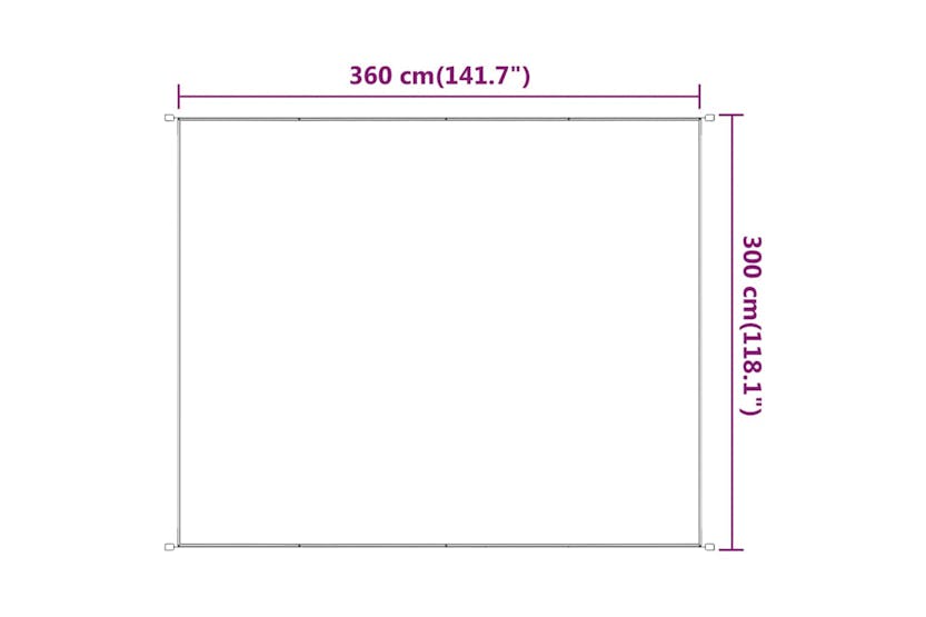 vidaXL 148291 Vertical Awning Beige 300x360cm Oxford Fabric vidaXL 148291 Vertical Awning Beige 300x360cm Oxford Fabric