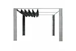 vidaXL 44818 Gazebo With Roof Poly Rattan 300x300x200cm Grey And Anthracite vidaXL 44818 Gazebo With Roof Poly Rattan 300x300x200cm Grey And Anthracite