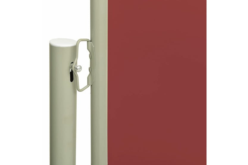 vidaXL 317843 Patio Retractable Side Awning 160x300cm Red vidaXL 317843 Patio Retractable Side Awning 160x300cm Red