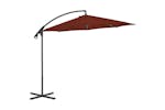 vidaXL 312507 Cantilever Umbrella With Steel Pole 300cm Terracotta vidaXL 312507 Cantilever Umbrella With Steel Pole 300cm Terracotta