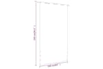 vidaXL 148592 Balcony Screen Blue And White 160x240cm Oxford Fabric vidaXL 148592 Balcony Screen Blue And White 160x240cm Oxford Fabric