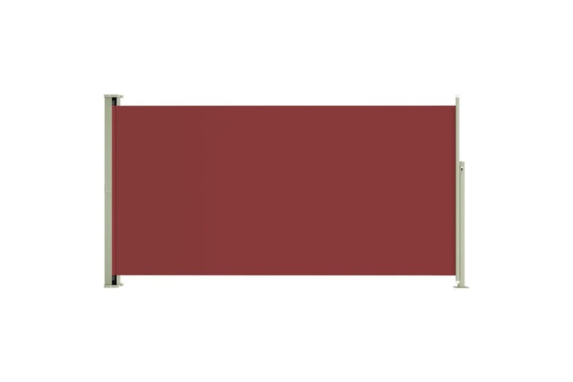 vidaXL 317843 Patio Retractable Side Awning 160x300cm Red vidaXL 317843 Patio Retractable Side Awning 160x300cm Red