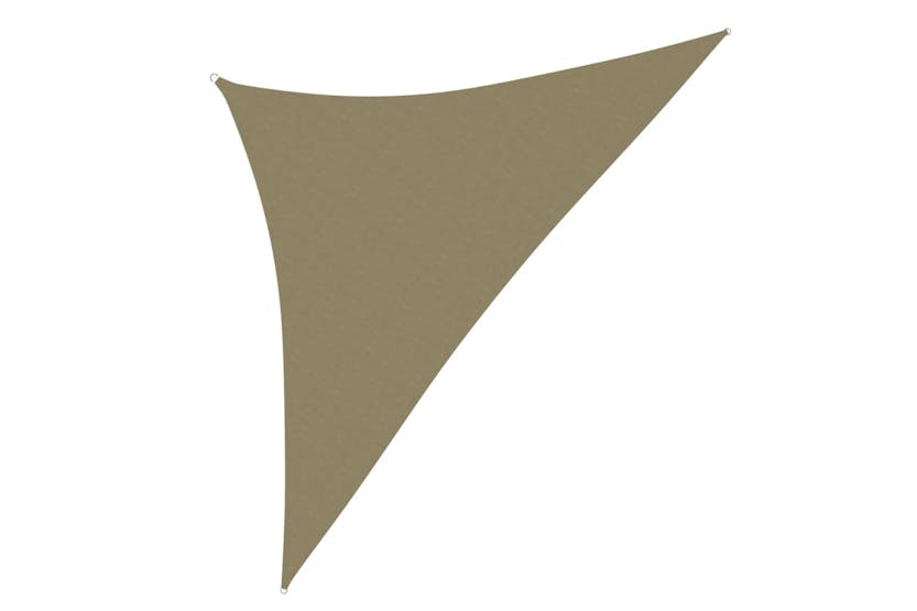 vidaXL 135172 Sunshade Sail Oxford Fabric Triangular 3x3x4.24 M Beige vidaXL 135172 Sunshade Sail Oxford Fabric Triangular 3x3x4.24 M Beige