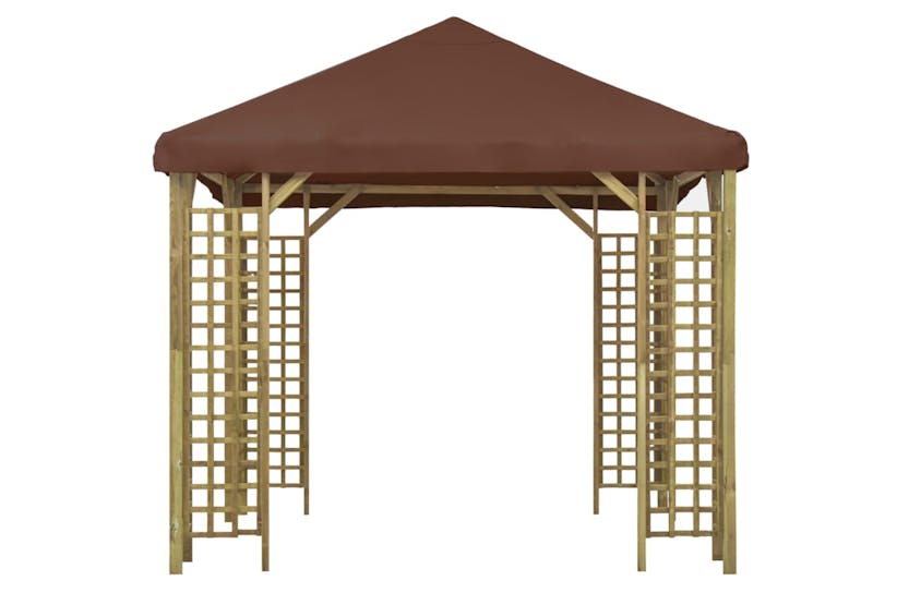 vidaXL 3054488 Gazebo 3x3 M Brown vidaXL 3054488 Gazebo 3x3 M Brown
