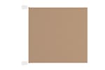 vidaXL 148395 Vertical Awning Taupe 60x270cm Oxford Fabric vidaXL 148395 Vertical Awning Taupe 60x270cm Oxford Fabric