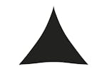 vidaXL 135775 Sunshade Sail Oxford Fabric Triangular 3x3x3 M Black vidaXL 135775 Sunshade Sail Oxford Fabric Triangular 3x3x3 M Black