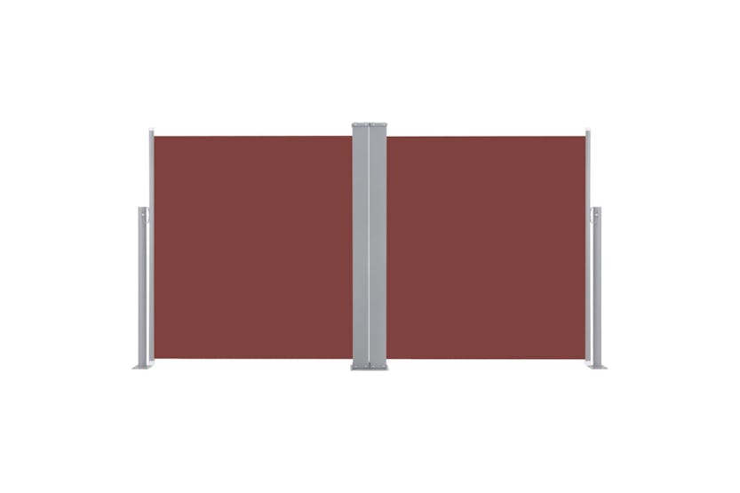 vidaXL 48445 Retractable Side Awning Brown 100x600cm vidaXL 48445 Retractable Side Awning Brown 100x600cm
