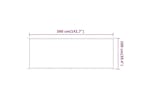 vidaXL 148158 Vertical Awning White 100x360cm Oxford Fabric vidaXL 148158 Vertical Awning White 100x360cm Oxford Fabric