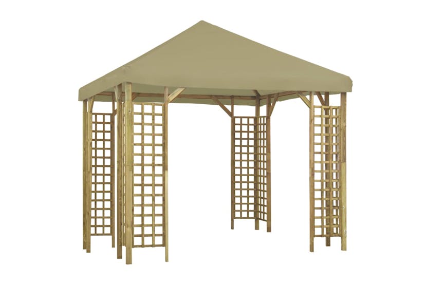 vidaXL 3054481 Gazebo 3x3 M Beige vidaXL 3054481 Gazebo 3x3 M Beige