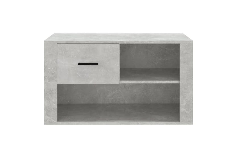 vidaXL 816756 Shoe Cabinet Concrete Grey 80x35x45cm Engineered Wood vidaXL 816756 Shoe Cabinet Concrete Grey 80x35x45cm Engineered Wood