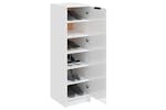 vidaXL 811436 Shoe Cabinet High Gloss White 30x35x100cm Engineered Wood vidaXL 811436 Shoe Cabinet High Gloss White 30x35x100cm Engineered Wood