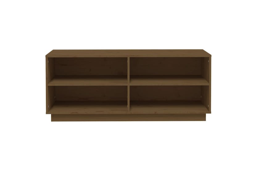 vidaXL 813543 Shoe Cabinet Honey Brown 110x34x45cm Solid Wood Pine vidaXL 813543 Shoe Cabinet Honey Brown 110x34x45cm Solid Wood Pine