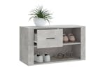vidaXL 816756 Shoe Cabinet Concrete Grey 80x35x45cm Engineered Wood vidaXL 816756 Shoe Cabinet Concrete Grey 80x35x45cm Engineered Wood