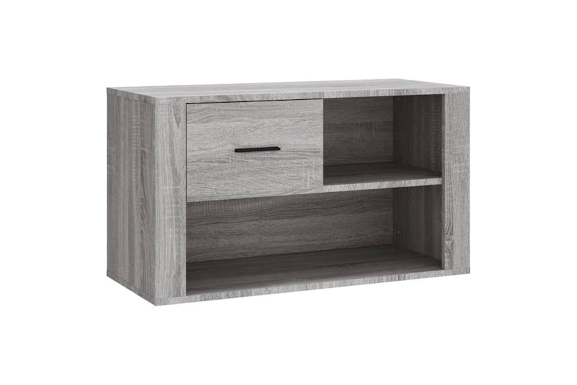 vidaXL 816758 Shoe Cabinet Grey Sonoma 80x35x45cm Engineered Wood vidaXL 816758 Shoe Cabinet Grey Sonoma 80x35x45cm Engineered Wood