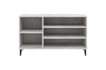 vidaXL 819752 Shoe Cabinet Concrete Grey 102x36x60cm Engineered Wood vidaXL 819752 Shoe Cabinet Concrete Grey 102x36x60cm Engineered Wood