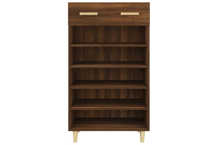 vidaXL 817557 Shoe Cabinet Brown Oak 60x35x105cm Engineered Wood vidaXL 817557 Shoe Cabinet Brown Oak 60x35x105cm Engineered Wood