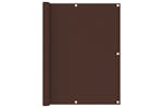 vidaXL 135078 Balcony Screen Brown 120x500cm Oxford Fabric vidaXL 135078 Balcony Screen Brown 120x500cm Oxford Fabric