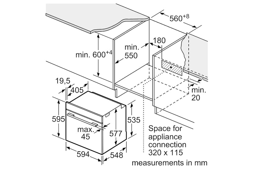 Siemens iQ700 Built-in Single Oven | HB778G3B1B | Black Siemens iQ700 Built-in Single Oven | HB778G3B1B | Black