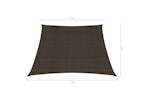 vidaXL 311820 Sunshade Sail 160 G/m² Brown 4/5x3 M Hdpe vidaXL 311820 Sunshade Sail 160 G/m² Brown 4/5x3 M Hdpe