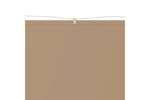 vidaXL 148400 Vertical Awning Taupe 60x1000cm Oxford Fabric vidaXL 148400 Vertical Awning Taupe 60x1000cm Oxford Fabric