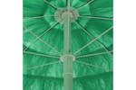 vidaXL 314698 Hawaii Beach Umbrella Green 240cm vidaXL 314698 Hawaii Beach Umbrella Green 240cm