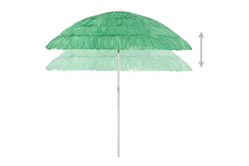 vidaXL 314698 Hawaii Beach Umbrella Green 240cm vidaXL 314698 Hawaii Beach Umbrella Green 240cm