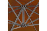vidaXL 312305 Cantilever Umbrella With Aluminium Pole Terracotta 250x250cm vidaXL 312305 Cantilever Umbrella With Aluminium Pole Terracotta 250x250cm