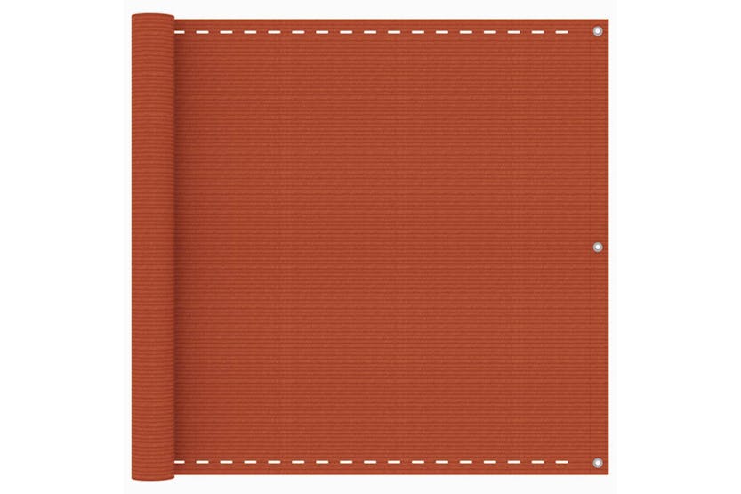 vidaXL 311022 Balcony Screen Orange 90x500cm Hdpe vidaXL 311022 Balcony Screen Orange 90x500cm Hdpe