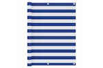 vidaXL 134922 Balcony Screen White And Blue 120x500cm Oxford Fabric vidaXL 134922 Balcony Screen White And Blue 120x500cm Oxford Fabric
