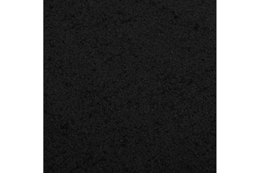 vidaXL 331596 Doormat Black 60x80cm vidaXL 331596 Doormat Black 60x80cm