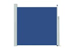 vidaXL 317888 Patio Retractable Side Awning 170x300cm Blue vidaXL 317888 Patio Retractable Side Awning 170x300cm Blue