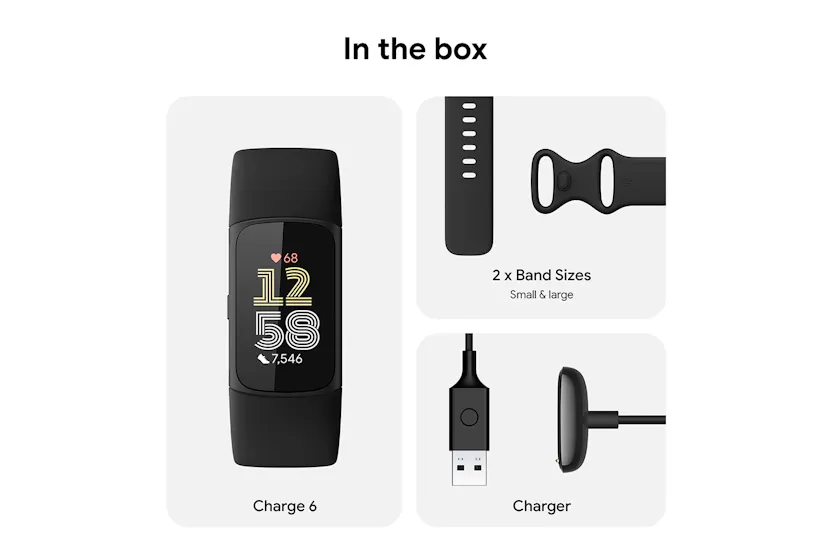 Fitbit Charge 6 Fitness Tracker | Obsidian & Black Fitbit Charge 6 Fitness Tracker | Obsidian & Black