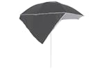 vidaXL 318839 Beach Umbrella With Side Walls Anthracite 215cm vidaXL 318839 Beach Umbrella With Side Walls Anthracite 215cm