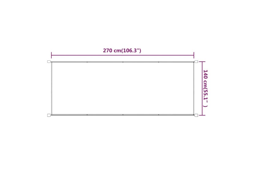 vidaXL 148360 Vertical Awning Terracotta 140x270cm Oxford Fabric vidaXL 148360 Vertical Awning Terracotta 140x270cm Oxford Fabric