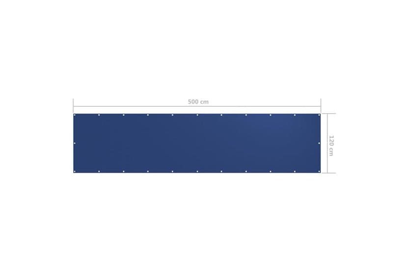 vidaXL 135018 Balcony Screen Blue 120x500cm Oxford Fabric vidaXL 135018 Balcony Screen Blue 120x500cm Oxford Fabric