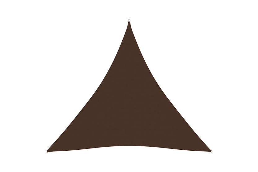 vidaXL 135838 Sunshade Sail Oxford Fabric Triangular 4.5x4.5x4.5 M Brown vidaXL 135838 Sunshade Sail Oxford Fabric Triangular 4.5x4.5x4.5 M Brown