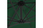 vidaXL 44625 Cantilever Umbrella With Steel Pole Green 250x250cm vidaXL 44625 Cantilever Umbrella With Steel Pole Green 250x250cm