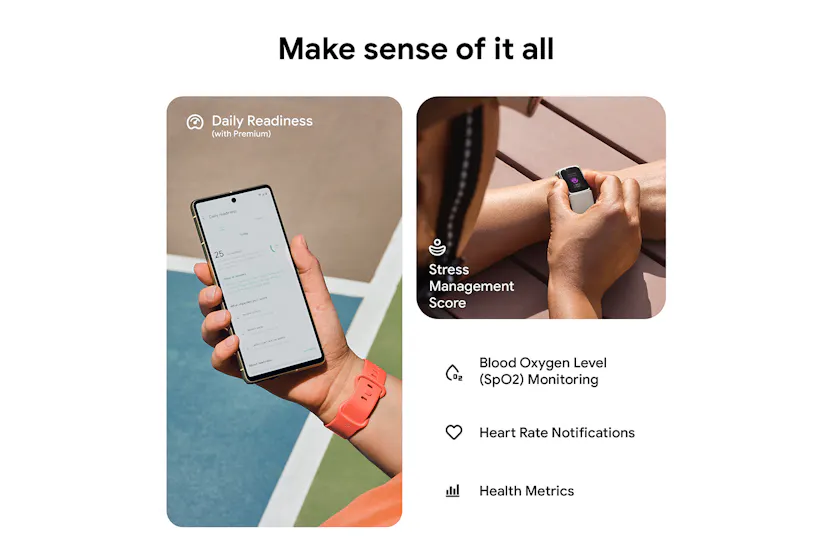 Fitbit Charge 6 Fitness Tracker | Coral & Champagne Gold Fitbit Charge 6 Fitness Tracker | Coral & Champagne Gold
