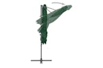 vidaXL 276336 Outdoor Umbrella With Portable Base Green vidaXL 276336 Outdoor Umbrella With Portable Base Green
