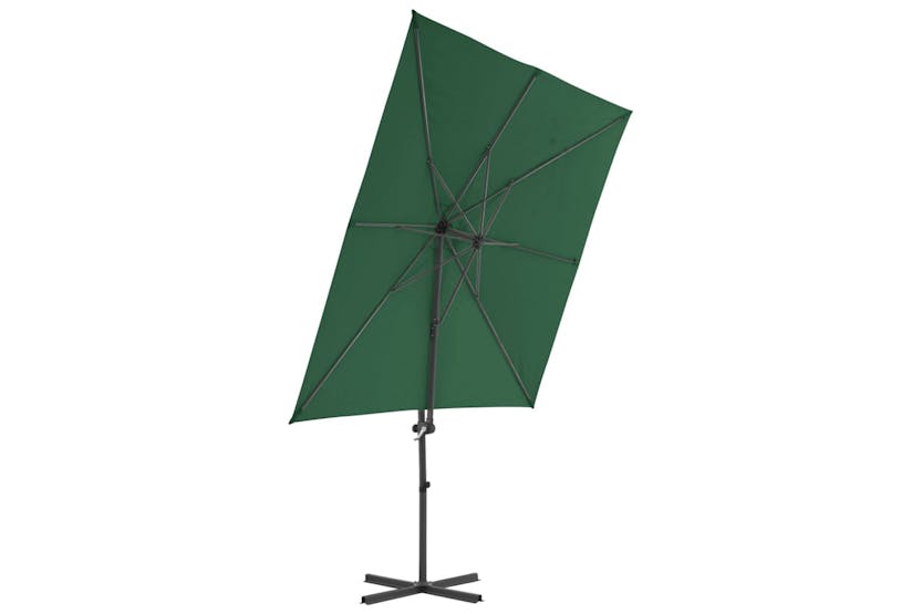 vidaXL 276336 Outdoor Umbrella With Portable Base Green vidaXL 276336 Outdoor Umbrella With Portable Base Green