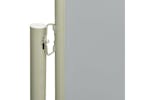 vidaXL 317980 Patio Retractable Side Awning 220x600cm Grey vidaXL 317980 Patio Retractable Side Awning 220x600cm Grey
