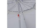 vidaXL 318836 Beach Umbrella With Side Walls Sand 215cm vidaXL 318836 Beach Umbrella With Side Walls Sand 215cm