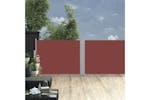 vidaXL 48475 Retractable Side Awning Brown 100x1000cm vidaXL 48475 Retractable Side Awning Brown 100x1000cm