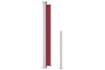 vidaXL 313404 Patio Retractable Side Awning 180x300cm Red vidaXL 313404 Patio Retractable Side Awning 180x300cm Red